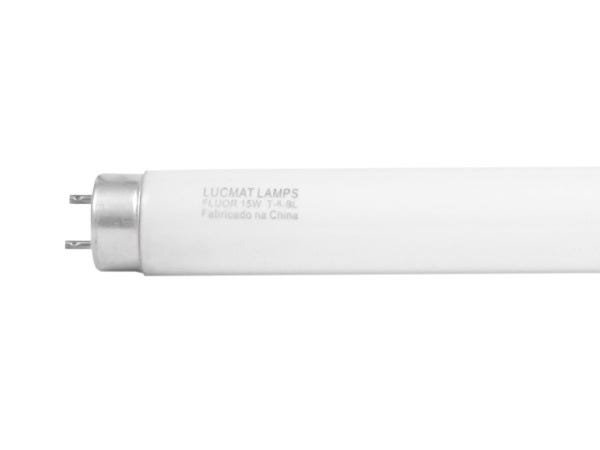 6 Lâmpada Kit Fluores Tubular 15w 45cm Actínica Uva T8 Azul - 10