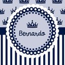 Ver imagem 2 de Papel de Parede Infantil Coroas e nome Personalizado 082-60x300cm