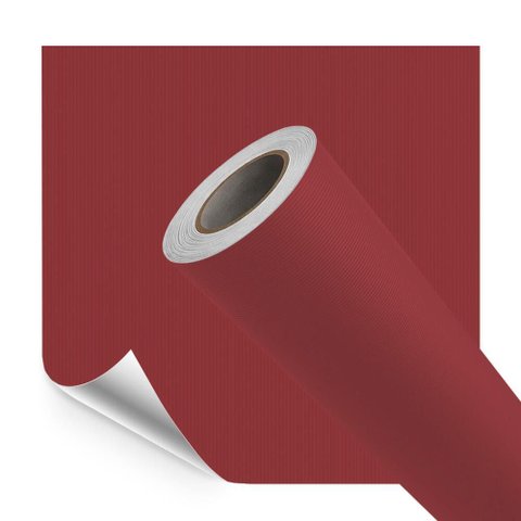 Papel de Parede Adesivo Vinilico Premium Touch Textura Linhas Vermelho Cereja 500x60cm