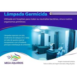 Lâmpada 25W T8 Tubular Fluo Ultra Violeta Germicida Uv Osram - 7