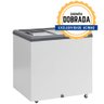 Freezer Horizontal Ghd200h Cinza 200 Litros 2 Tampa Vidro 220v - Gelopar - 1