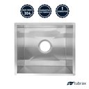 Ver imagem 3 de Cuba Cozinha Gourmet 43x39 Sobrepor Aço Inox 304 Tubrax