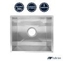 Ver imagem 3 de Cuba Cozinha Gourmet 43x39 Sobrepor Aço Inox 304 Tubrax