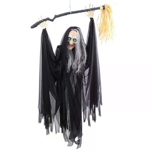 Bruxa Thelma Decorativa Halloween 100x61x10cm