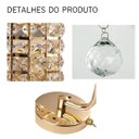 Ver imagem 3 de Arandela Luminária Parede Decorativo Cristal Moderna Luxuosa