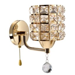 Arandela Luminária Parede Decorativo Cristal Moderna Luxuosa - 1
