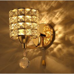Arandela Luminária Parede Decorativo Cristal Moderna Luxuosa - 4