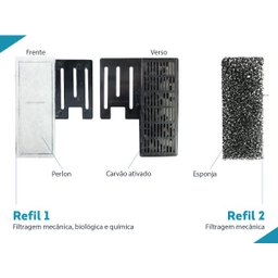 Filtro externo hang on OceanTech HF-100 aquário até 40L 220V - 4