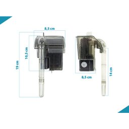 Filtro externo hang on OceanTech HF-100 aquário até 40L 220V - 3