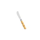 Ver imagem 2 de Kit 10 Espátulas para Manteiga com cabo Plástico Bambu Natural Aço Inox Lyor - 7441