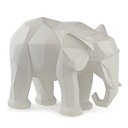 Ver imagem 1 de Escultura Elefante Poliresina Branco MART 13265