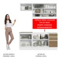 Ver imagem 6 de Armário de Cozinha Compacta 180cm Branco Rustic Glamy Madesa 08