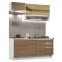 Ver imagem 3 de Armário de Cozinha Compacta 180cm Branco Rustic Glamy Madesa 08