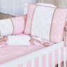 Kit Berço Padrão Americano 09 Peças Rosa - Batistela Baby - 2