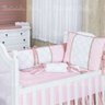 Kit Berço Padrão Americano 09 Peças Rosa - Batistela Baby - 3