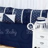 Kit Cama Babá Coroinha 08 Peças Marinho - Batistela Baby - 3