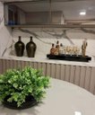 Ver imagem 4 de Bandeja Vidro Preto Luxo Decoração 50x25