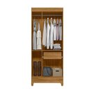 Ver imagem 6 de Guarda Roupa Solteiro 3 Portas 1 Gaveta Lyon - Freijó