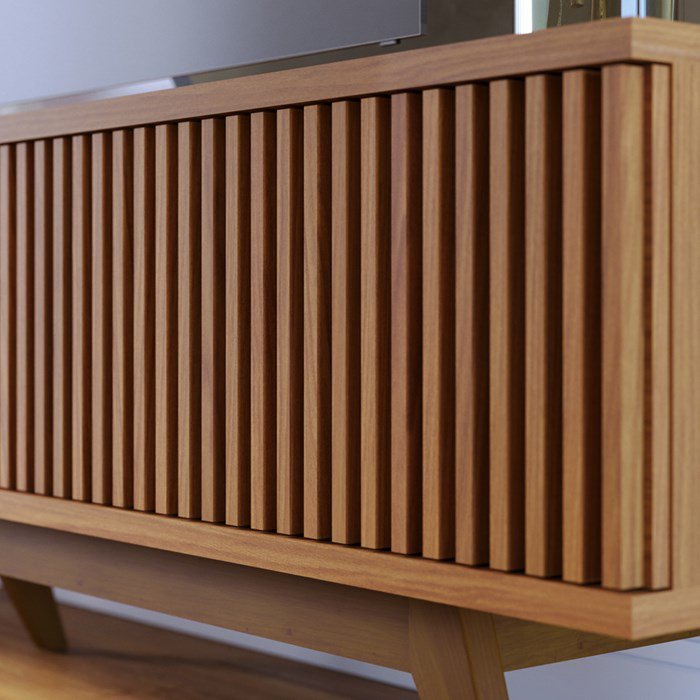 Bancada Rack Tv 75 Pol 218 Cm Fortaleza Freijo Clb | MadeiraMadeira