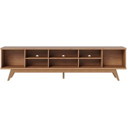 Bancada Rack Tv 75 Pol 218 Cm Fortaleza Freijo Clb - 6