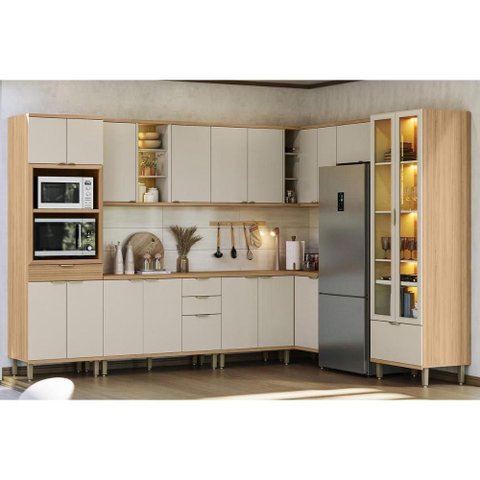 Cozinha Modulada 9 Peças 18 Portas Bless CZ709 Off Linea