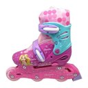 Ver imagem 4 de Patins Inline Ajustavel Belinda 2 em 1 Tamanho 31-34 Dm Toys Dmr5872