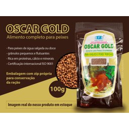Ração para Peixes Oscar Gold 500 Gr Aquário Alevinos e Peixes - 5