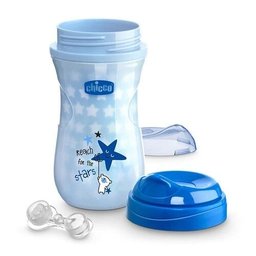 Copo Shiny Cup Brilha No Escuro 14m+ Azul - 2