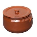 Ver imagem 1 de Caçarola Panela com Tampa de Barro Ceramica Vermelha Motta Tipo Capixaba 8 Litros
