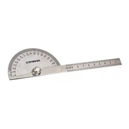 Transferidor De Grau Régua Aço Inox 180° Graus Starfer - 1