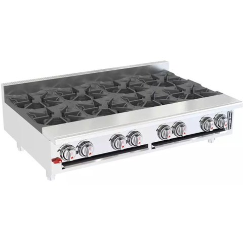 Fogão a Gás Glp 48" de Mesa 8 Bocas Genesis New G48CT48BN Venâncio
