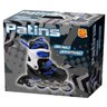 Patins Inline Ajustavel Radical M (33-37) AZUL/PRETO DM TOYS DMR5870M - 2