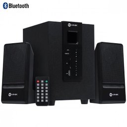 Caixa de Som 2.1 Groove Subwoofer 20w Bluetooth Fm Controle Remoto Cxgro20w Vinik 34858 - 2
