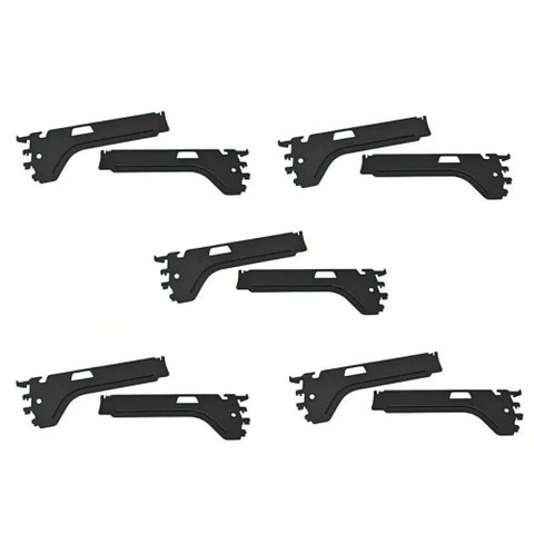 Slg 30cm Mão Francesa para Gôndola Fit Amapá Kit 5 Pares