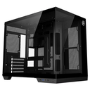 Ver imagem 1 de Gabinete Gamer Kalkan Saga Vidro Temperado Aquario Cor Preto