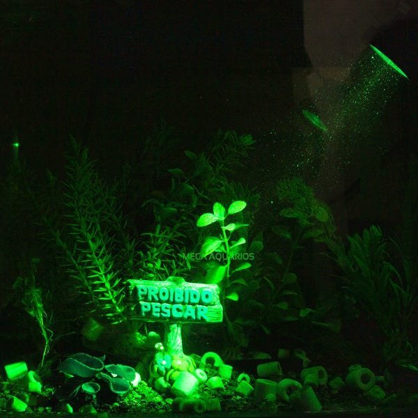 Spot luz luminária verde P prova d’água jardim plantas laguinho SP4 - 5