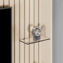 Ver imagem 4 de Painel para TV de até 60" Ripado Austin Off White/Naturale