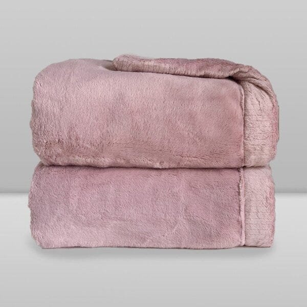 Cobertor para Bebê Donna Laço Bebê Plush Cosy Rosa