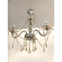 Ver imagem 2 de Lustre Maria Thereza 3 Braços Mesa Sala de Jantar Quarto Arquitetizze Champanhe