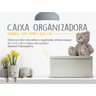 Kit 6 Caixa Organizadora Dobrável com Tampa 29 Litros Branca - 7