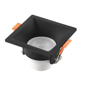 Spot Led Recuado Embutir Quadrado 3w 6500k Bivolt Preto