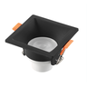 Spot Led Recuado Embutir Quadrado 3w 6500k Bivolt Preto - 1