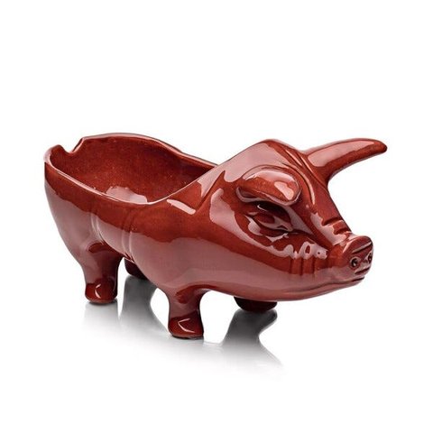 Porco churrasco grande PETISCO / FAROFA Cerâmica Motta Barro - 3000