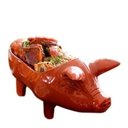 Ver imagem 3 de Porco churrasco grande PETISCO / FAROFA Cerâmica Motta Barro - 3000