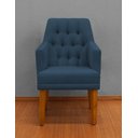 Ver imagem 2 de Kit 6 Cadeiras de Jantar Bela com Braço Suede Azul Marinho Suede Azul-marinho