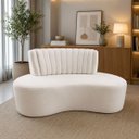 Ver imagem 1 de Namoradeira Mavie 160cm 2 Lugares Bouclê Design Orgânico