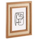 Ver imagem 1 de PORTA-RETRATO 15X20 em MDF com Rattan MART 13296