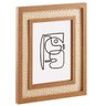 PORTA-RETRATO 15X20 em MDF com Rattan MART 13296 - 1
