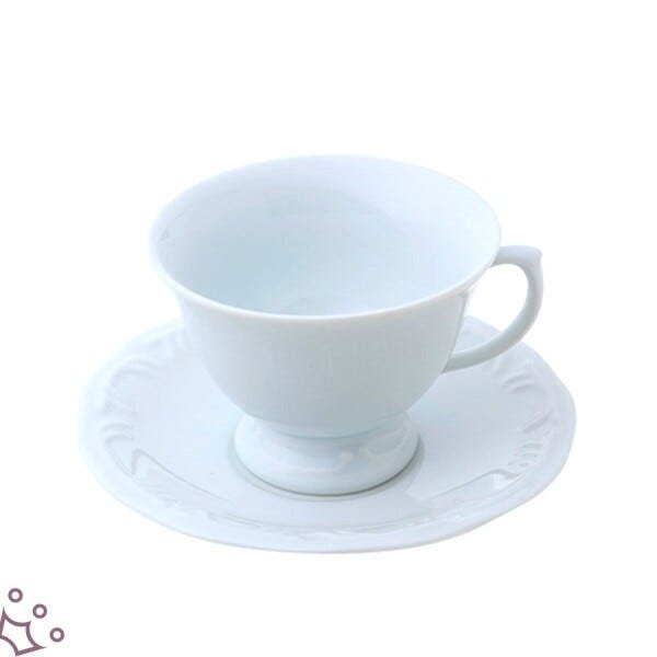 Jogo 6 Xícaras de Chá com Pires Porcelana Schmidt Pomerode - 2