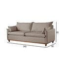 Ver imagem 3 de Sofá 5 Lugares Living Linho M-168 Martins Bege